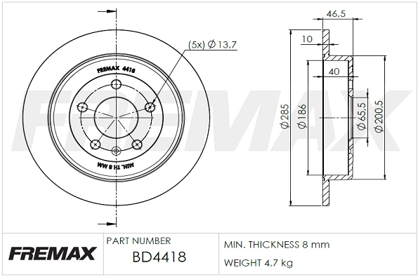 Brake Disc (BD-4418)