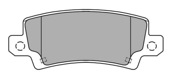 Brake Pad Set, disc brake (FBP-1364)