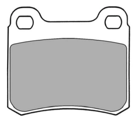 Brake Pad Set, disc brake (FBP-0425)