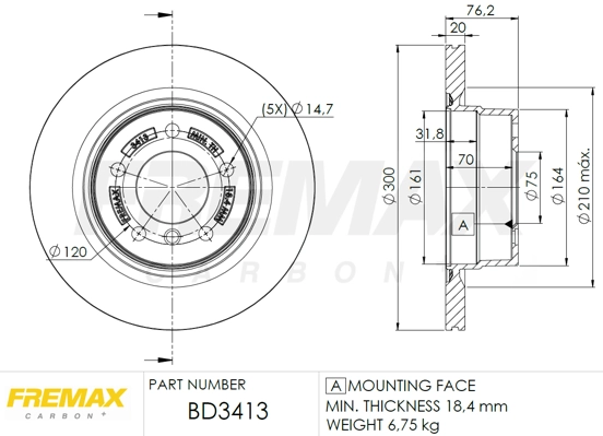 Brake Disc (BD-3413)