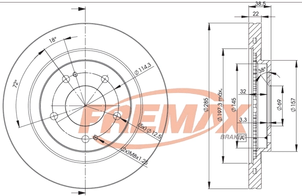 Brake Disc (BD-7039)