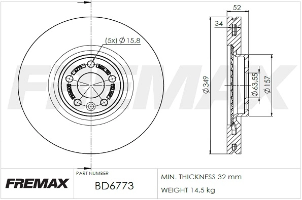 Brake Disc (BD-6773)
