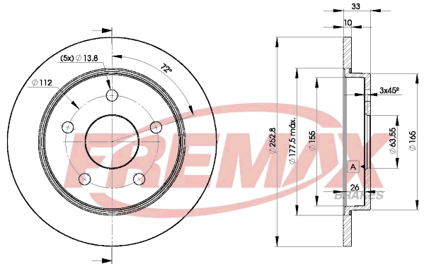 Brake Disc (BD-8215)