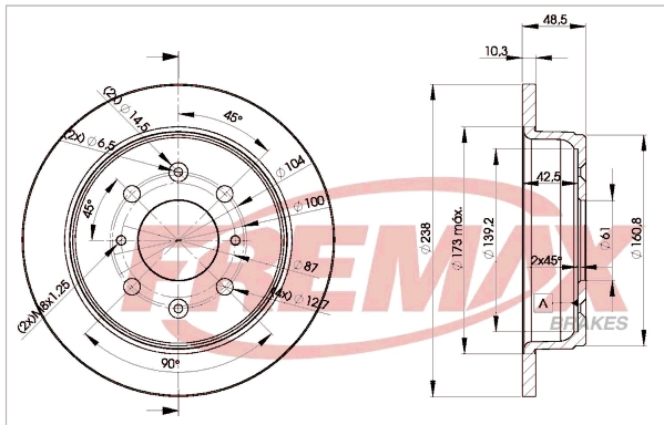 Brake Disc (BD-1703)