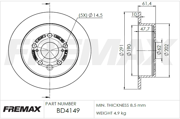 Brake Disc (BD-4149)
