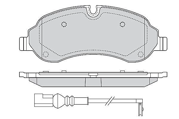 Brake Pad Set, disc brake (FBP-1306)