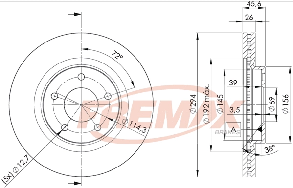 Brake Disc (BD-4644)