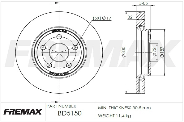 Brake Disc (BD-5150)