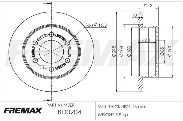 Brake Disc (BD-0204)