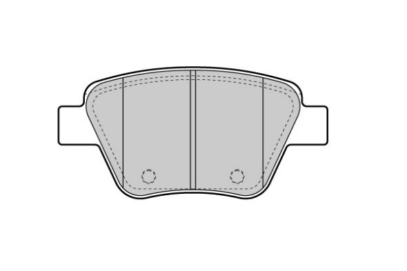 Brake Pad Set, disc brake (FBP-1663)