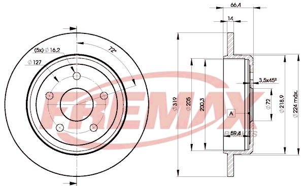 Brake Disc (BD-9275)