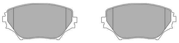 Brake Pad Set, disc brake (FBP-1259)