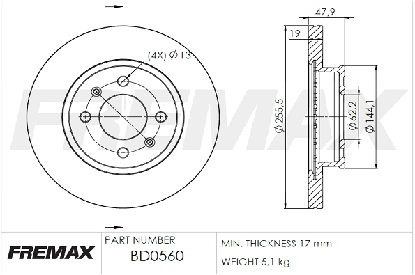 Brake Disc (BD-0560)