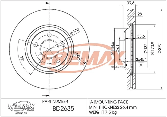 Brake Disc (BD-2635)