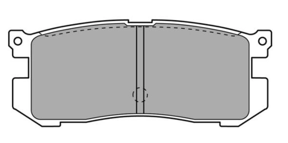 Brake Pad Set, disc brake (FBP-0851)