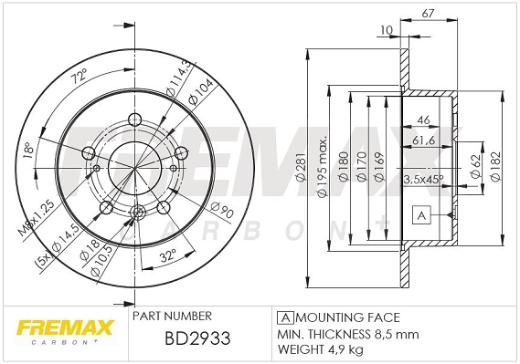 Brake Disc (BD-2933)