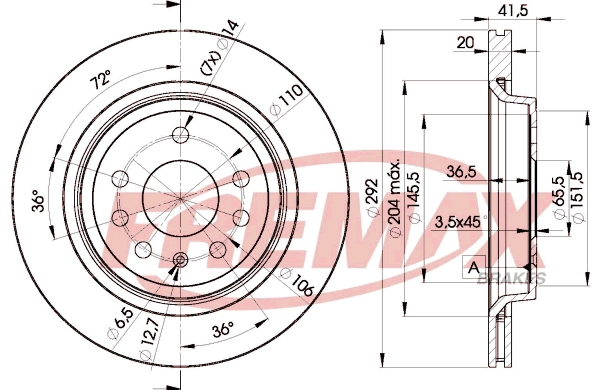 Brake Disc (BD-9114)