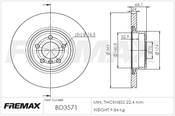 Brake Disc (BD-3571)
