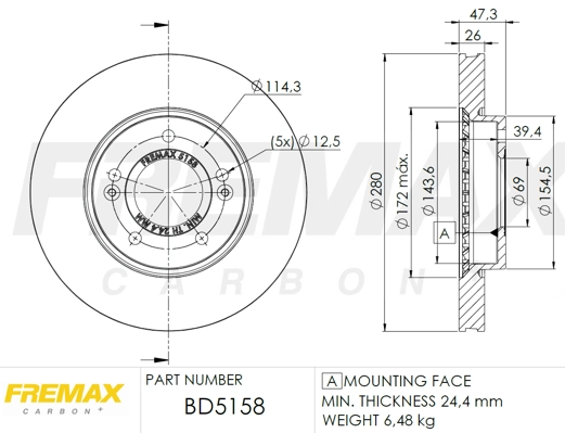 Brake Disc (BD-5158)