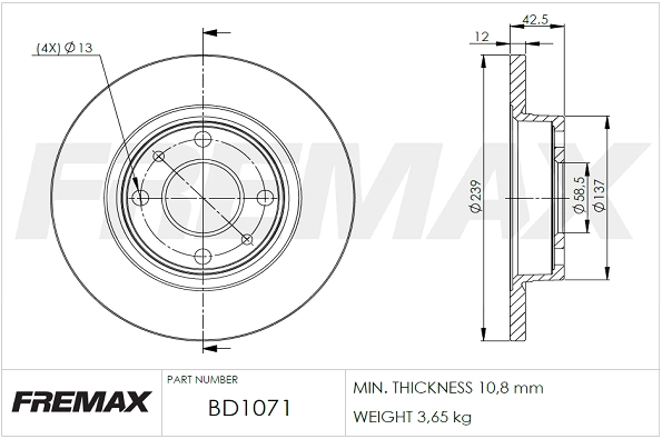 Brake Disc (BD-1071)