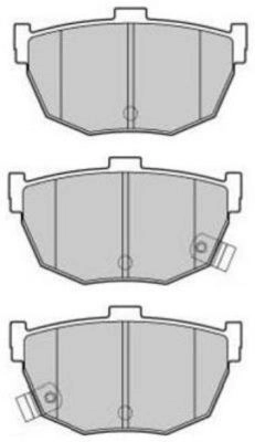 Brake Pad Set, disc brake (FBP-1738)
