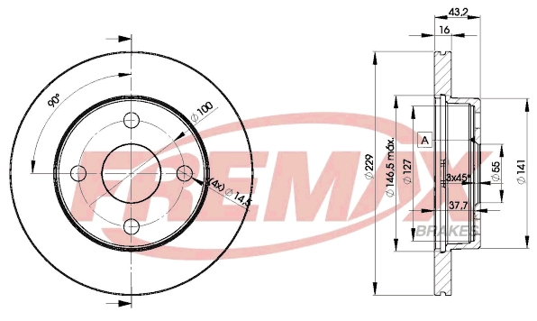 Brake Disc (BD-1016)