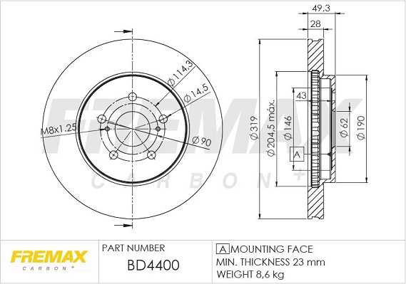 Brake Disc (BD-4400)