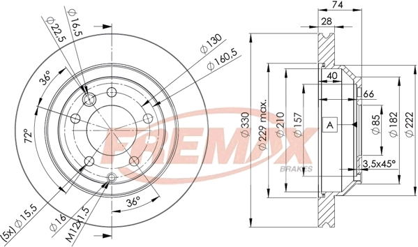 Brake Disc (BD-3328)