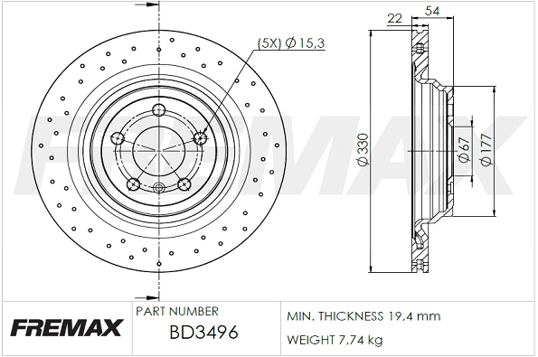 Brake Disc (BD-3496)