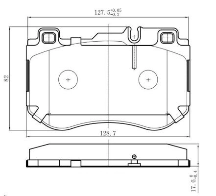 Brake Pad Set, disc brake (FBP-0023)