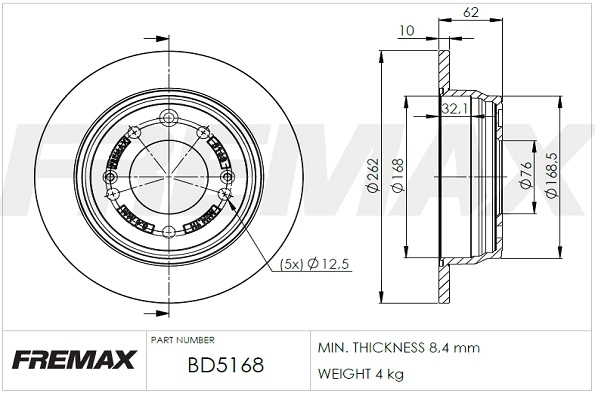 Brake Disc (BD-5168)