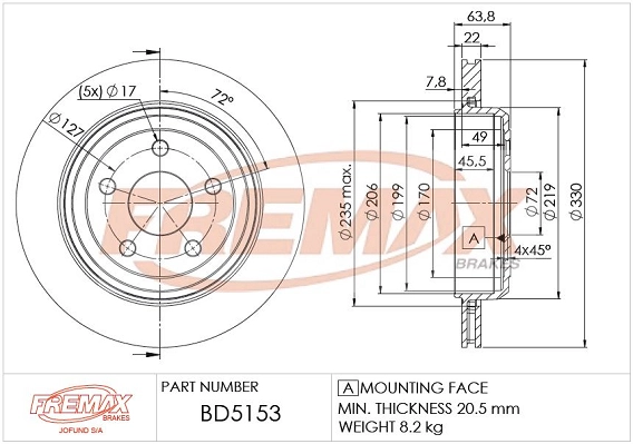 Brake Disc (BD-5153)