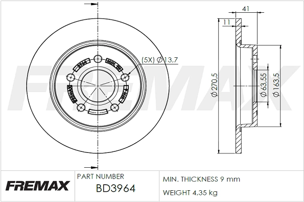 Brake Disc (BD-3964)