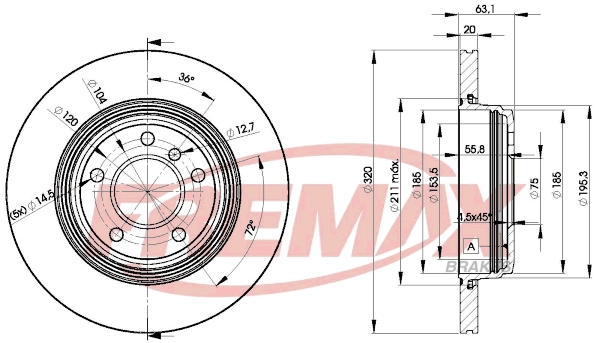 Brake Disc (BD-3215)