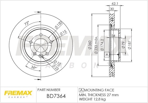 Brake Disc (BD-7364)