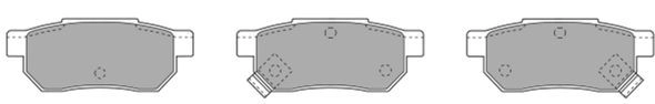 Brake Pad Set, disc brake (FBP-0663)