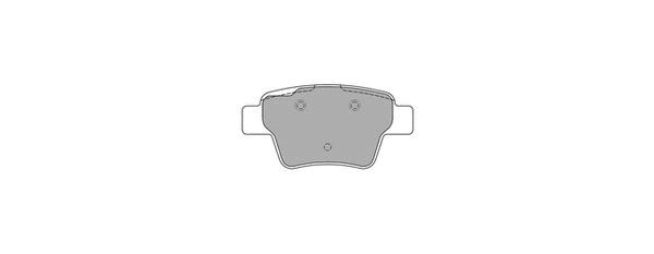 Brake Pad Set, disc brake (FBP-1658)