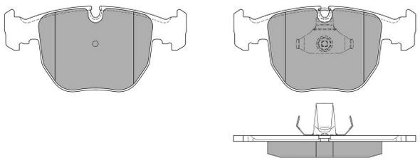 Brake Pad Set, disc brake (FBP-1332)