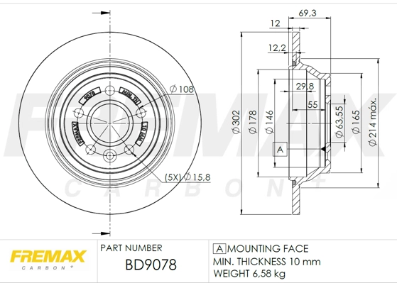 Brake Disc (BD-9078)