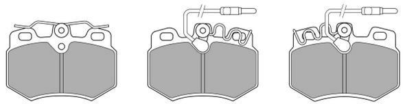 Brake Pad Set, disc brake (FBP-0506)