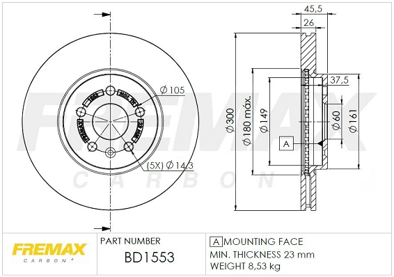 Brake Disc (BD-1553)