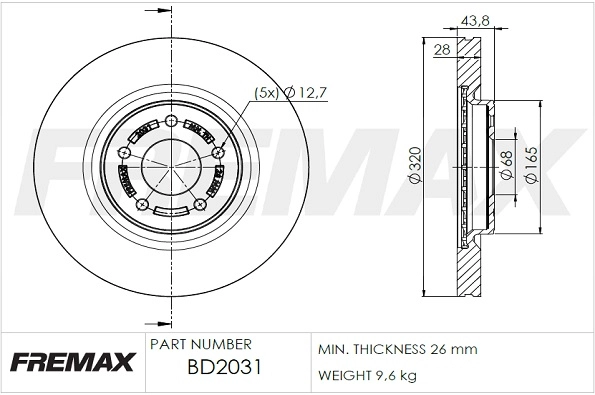 Brake Disc (BD-2031)