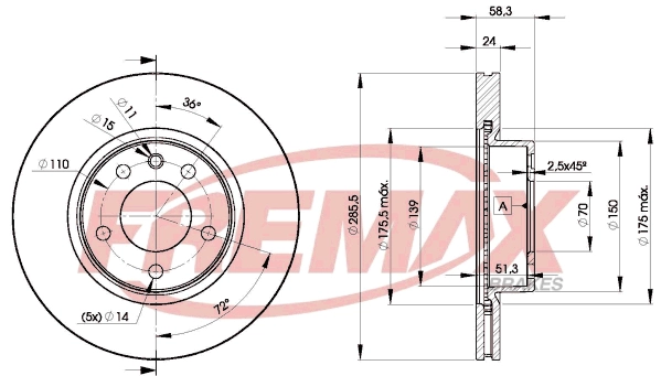 Brake Disc (BD-9054)