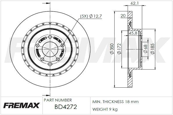 Brake Disc (BD-4272)