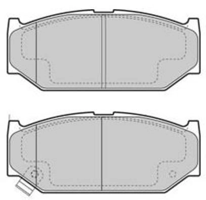 Brake Pad Set, disc brake (FBP-1872)
