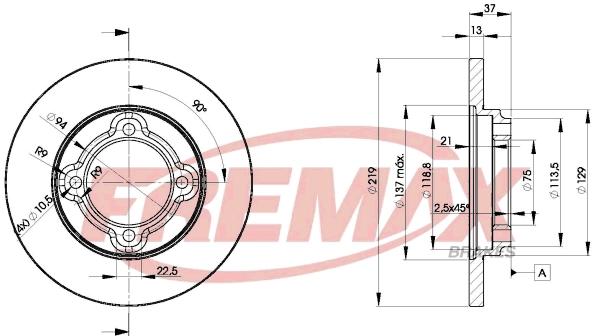 Brake Disc (BD-3252)
