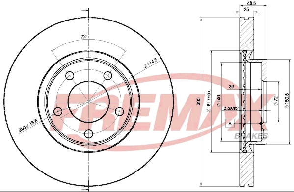 Brake Disc (BD-3273)