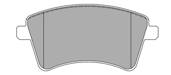 Brake Pad Set, disc brake (FBP-1582)