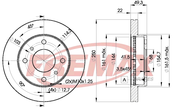 Brake Disc (BD-7450)