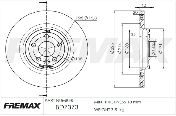 Brake Disc (BD-7373)